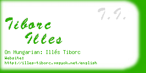 tiborc illes business card